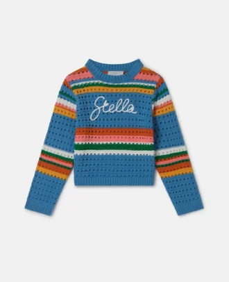 Stella bestickter Häkelpullover