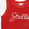 Stella Besticktes, ärmelloses Oberteil aus Häkelstoff