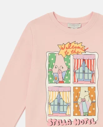 Stella Hotel Sweatshirt mit Grafikprint