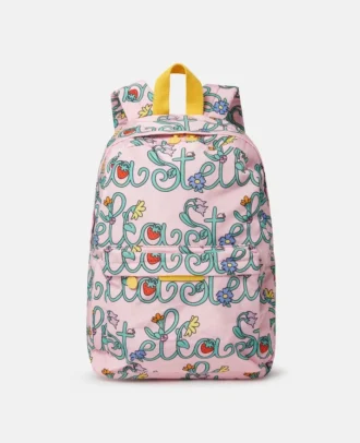 Stella Rucksack mit Weinreben-Print