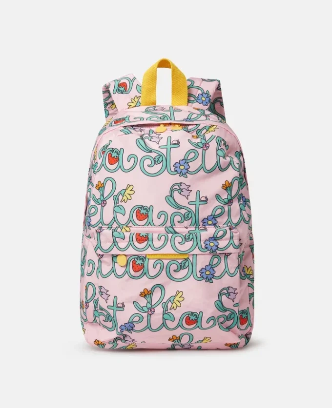 Stella Rucksack mit Weinreben-Print