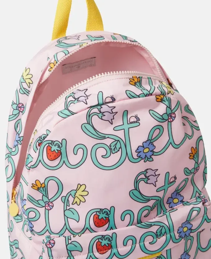 Stella Rucksack mit Weinreben-Print