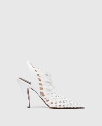 Stella Spur gewebte Slingbacks