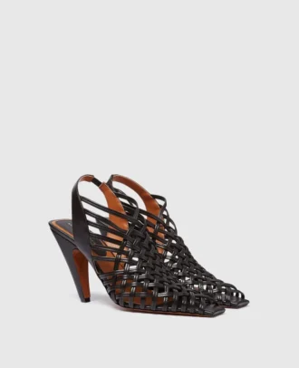 Stella Spur gewebte Slingbacks