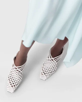 Stella Spur gewebte Slingbacks