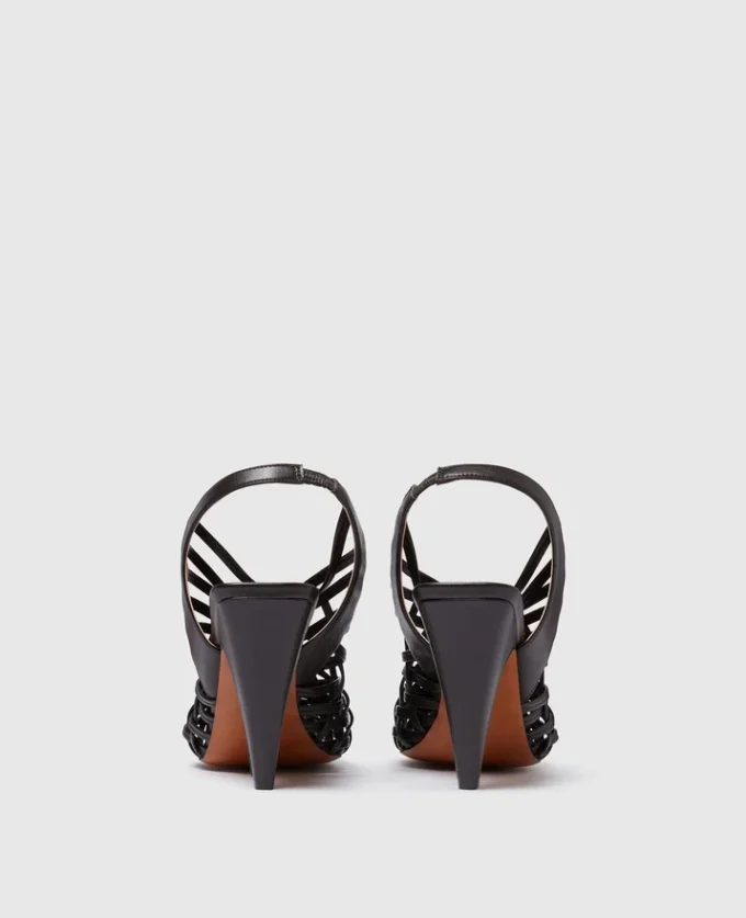 Stella Spur gewebte Slingbacks