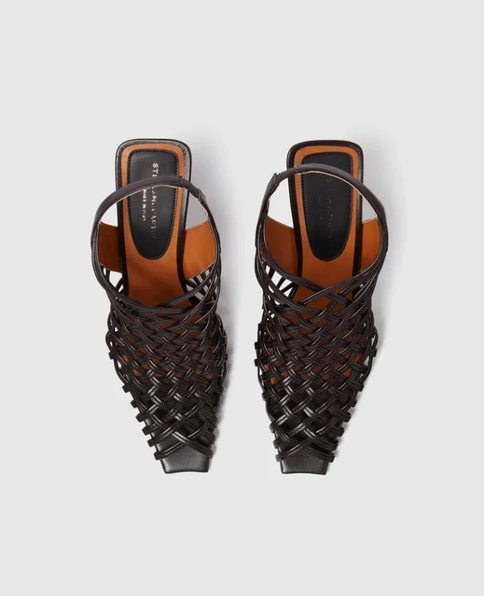 Stella Spur gewebte Slingbacks