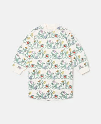 Stella Sweatshirtkleid mit Rebenprint