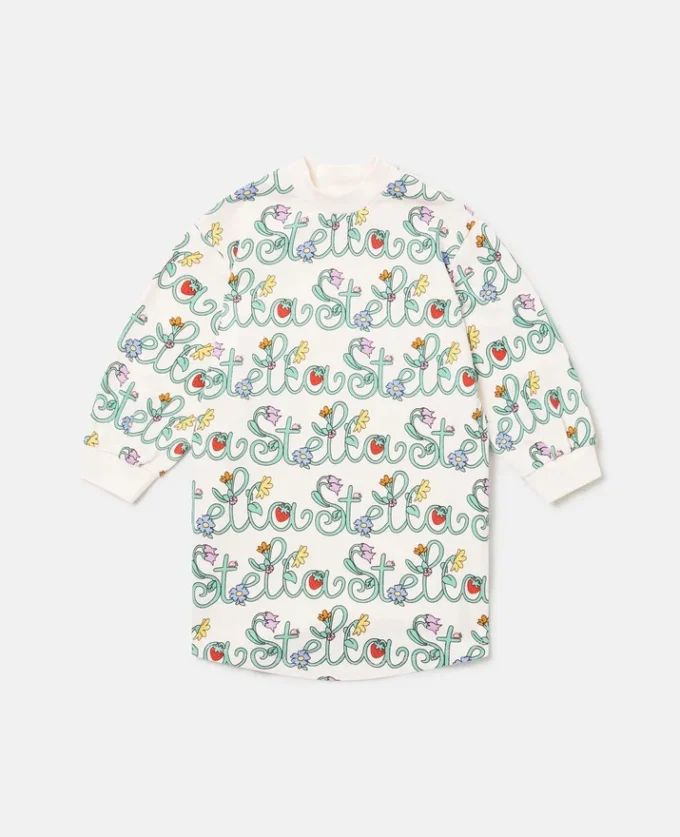 Stella Sweatshirtkleid mit Rebenprint