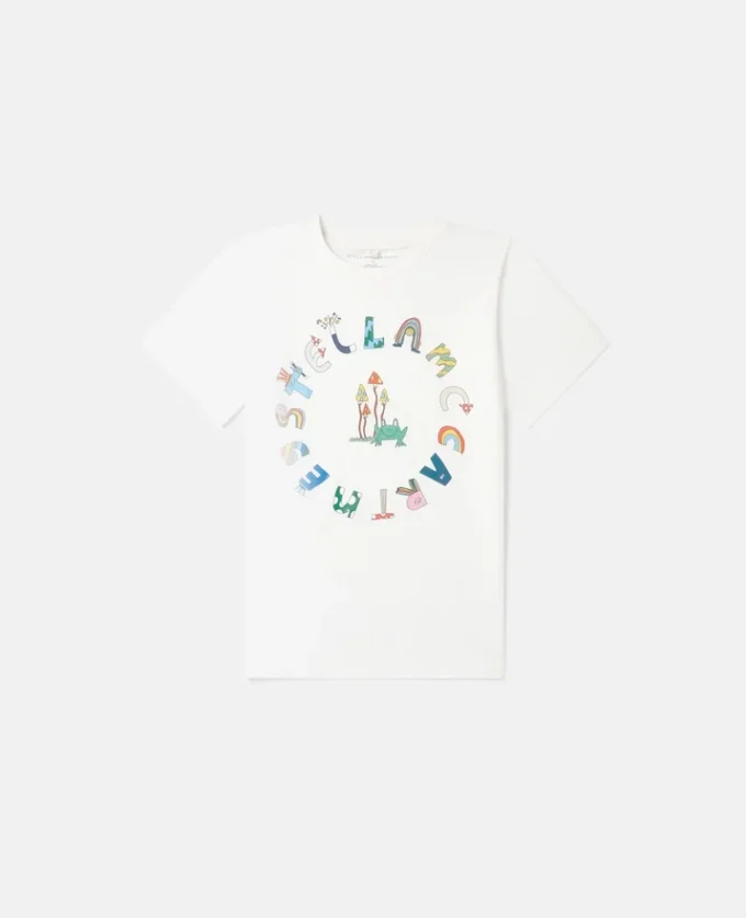 Stella Woodland Lettering Rundhals-T-Shirt