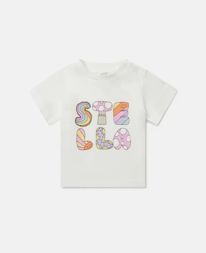Stella Woodland Lettering Rundhals-T-Shirt