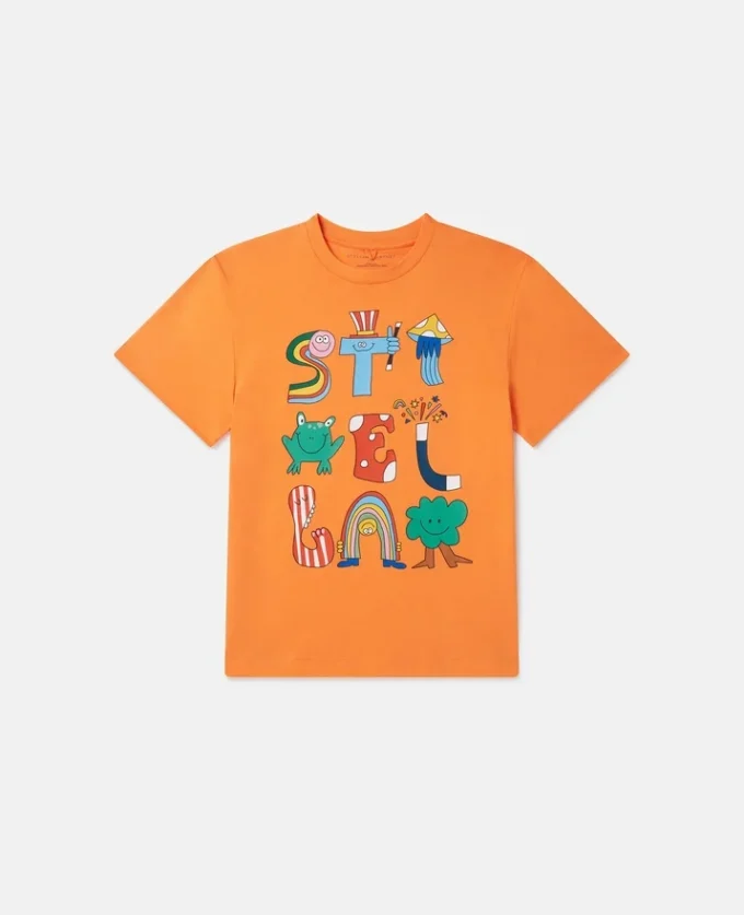 Stella Woodland Lettering Rundhals-T-Shirt