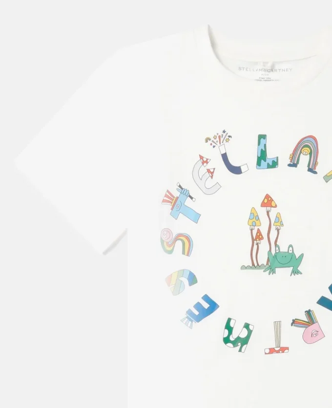 Stella Woodland Lettering Rundhals-T-Shirt
