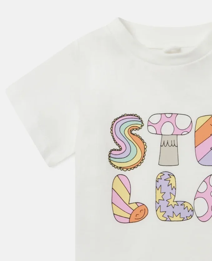 Stella Woodland Lettering Rundhals-T-Shirt