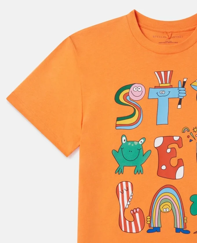 Stella Woodland Lettering Rundhals-T-Shirt
