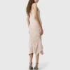 Strick-Maxikleid mit ausgestelltem Rock