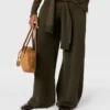 Strickhose mit geradem Bein