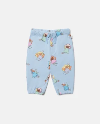 Sweathose mit Fairies-Print und Kordelzug