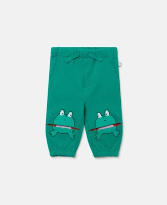 Sweathose mit Froschmotiv