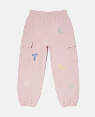 Sweathose mit Kordelzug und Logo-Stickerei