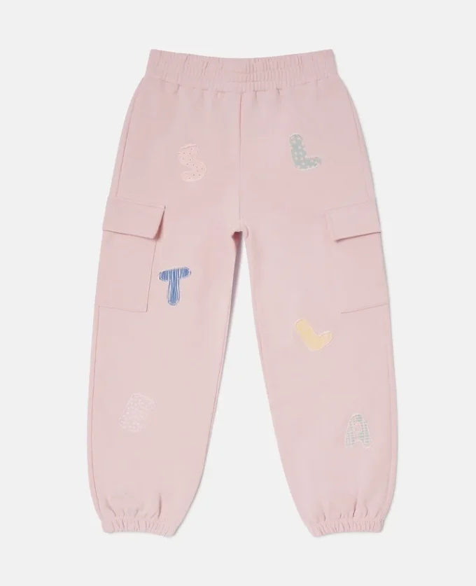 Sweathose mit Kordelzug und Logo-Stickerei