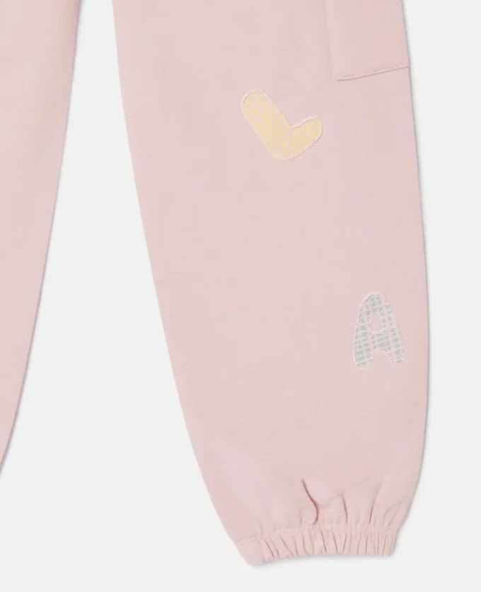 Sweathose mit Kordelzug und Logo-Stickerei