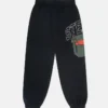 Sweathose mit Logo-Grafik und Kordelzug
