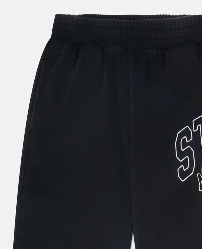 Sweathose mit Logo-Grafik und Kordelzug