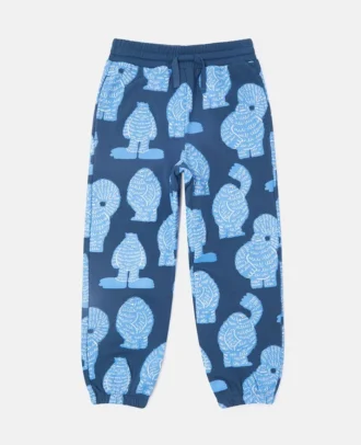 Sweathose mit Monster-Print und Kordelzug