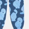 Sweathose mit Monster-Print und Kordelzug