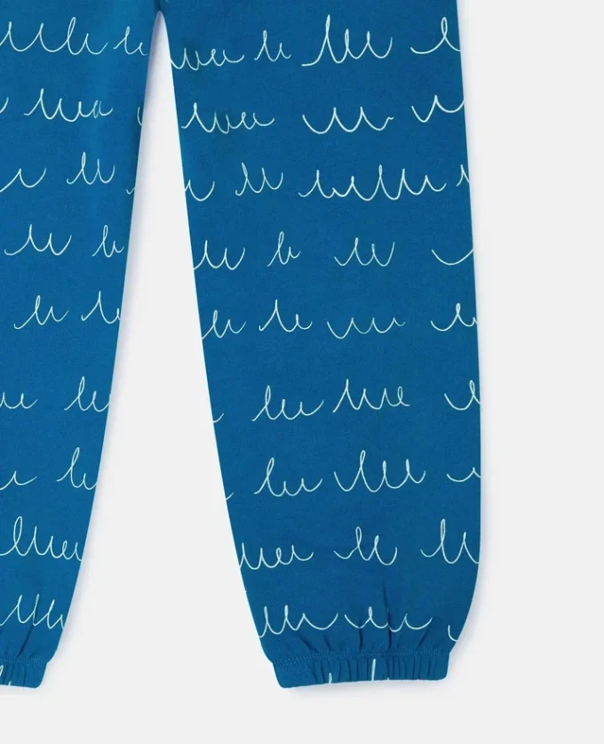 Sweathose mit Monster-Print und Kordelzug