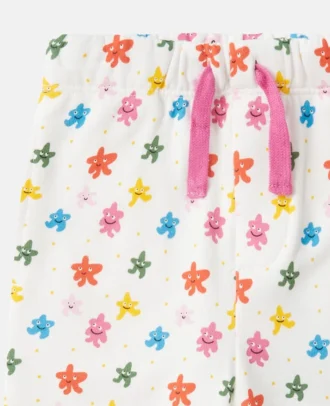 Sweathose mit Sternenprint und Kordelzug