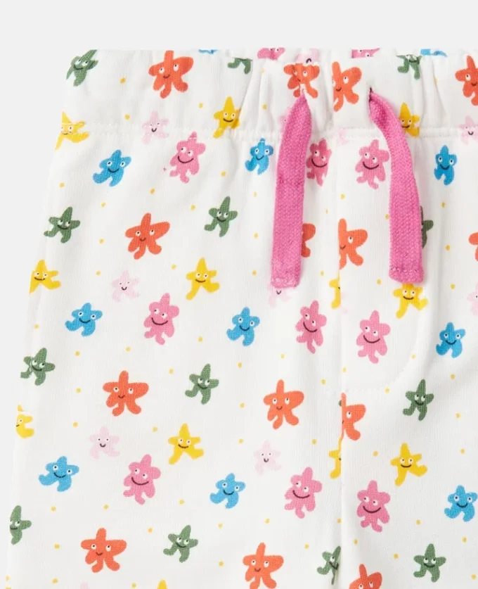 Sweathose mit Sternenprint und Kordelzug
