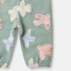 Sweathose mit Taillenkordel und Taubenprint