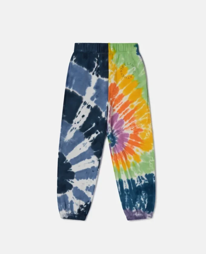 Sweathose mit Tie-Dye-Grafik