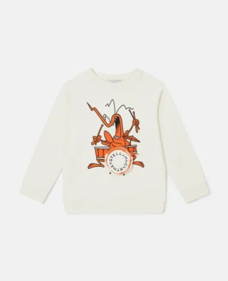 Sweatshirt mit Bug Band-Grafik