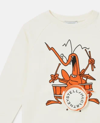 Sweatshirt mit Bug Band-Grafik