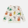 Sweatshirt mit Bug-Band-Print