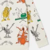 Sweatshirt mit Bug-Band-Print