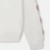 Sweatshirt mit „I Love You”-Stickerei