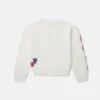 Sweatshirt mit „I Love You”-Stickerei
