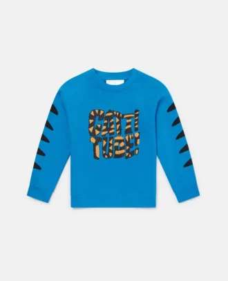 Sweatshirt mit Katzenmotiv