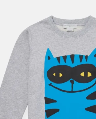 Sweatshirt mit Katzenmotiv