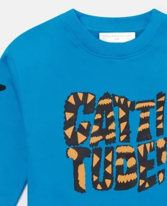Sweatshirt mit Katzenmotiv