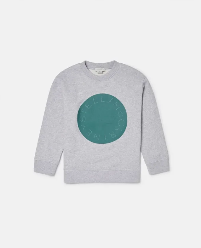 Sweatshirt mit Logo-Plakette