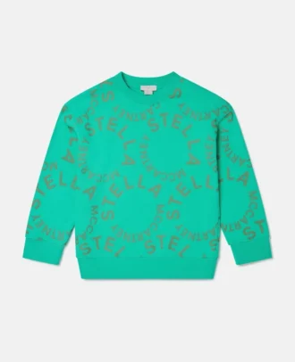 Sweatshirt mit rundem Logo