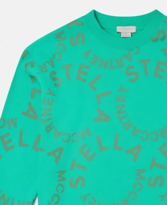 Sweatshirt mit rundem Logo