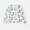 Sweatshirt mit Rundhalsausschnitt und Blumenprint