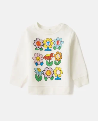 Sweatshirt mit Rundhalsausschnitt und Blumenprint