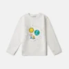 Sweatshirt mit Rundhalsausschnitt und Earth Friends-Grafik
